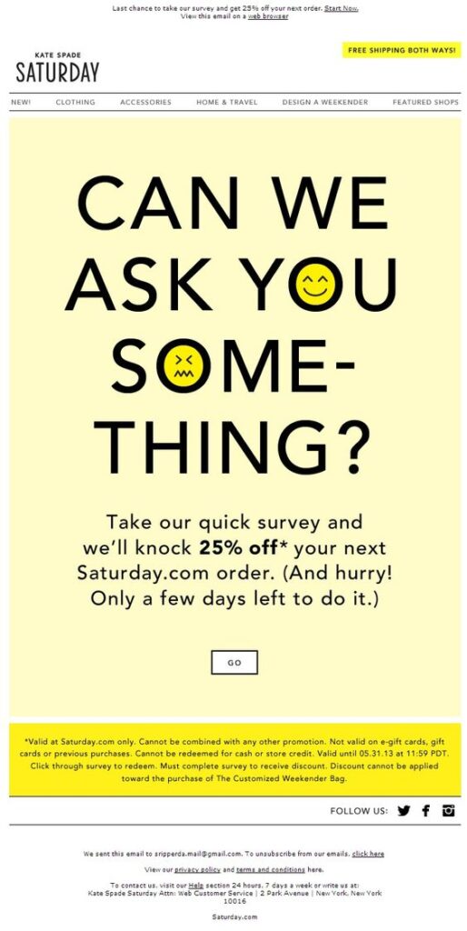 Key Elements of a Good Survey Invitation Email