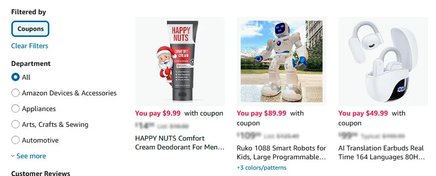 Amazon Coupons