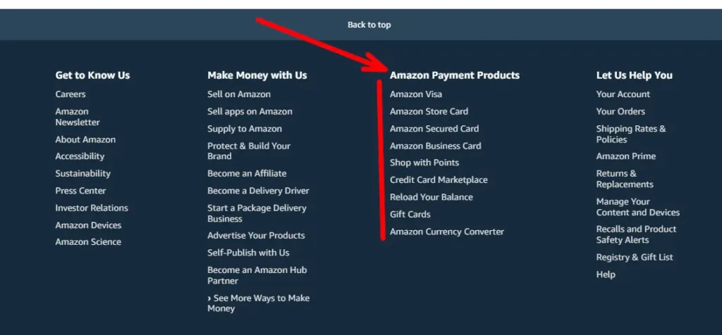 Payment technology on Amazon