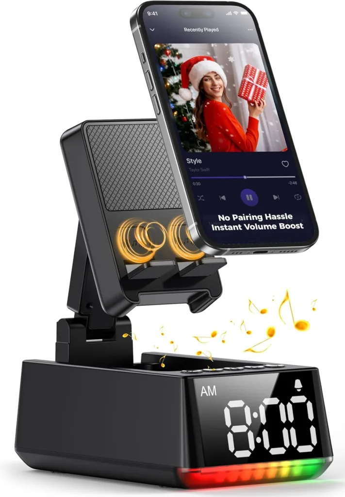 Induction Bluetooth Speaker Phone Stand by CHIFENCHY Xmas deal